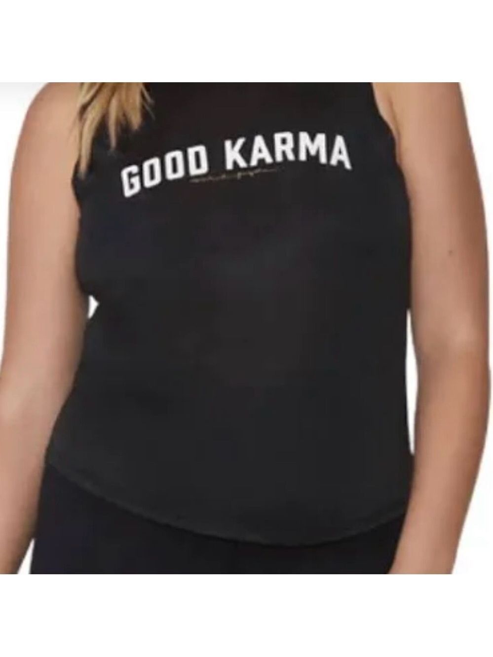 Spiritual Gangster Good Karma Yoga Muscle Tank NWT